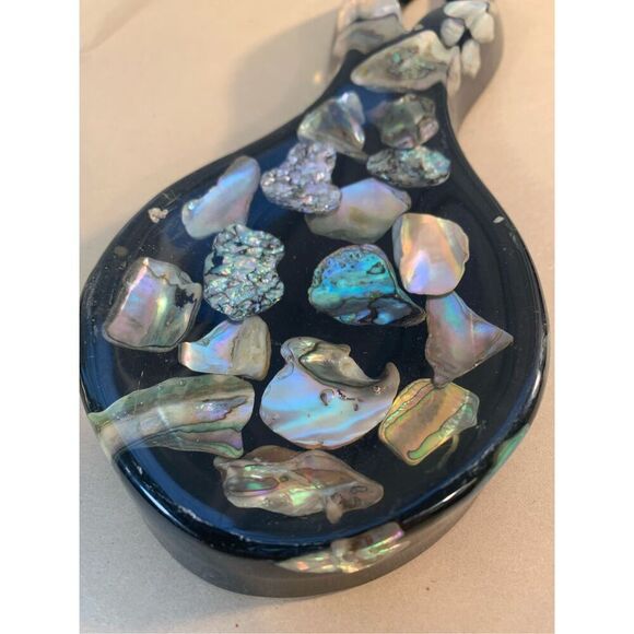 MOP Spoon Rest- Seattle ‘Curiosity Shop-Vintage 9" Clear Made in USA-FREE SHIP - Picture 3 of 5